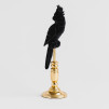 Figurina decorativa-papagal Parottis negru