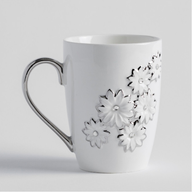 Cana blomma silver